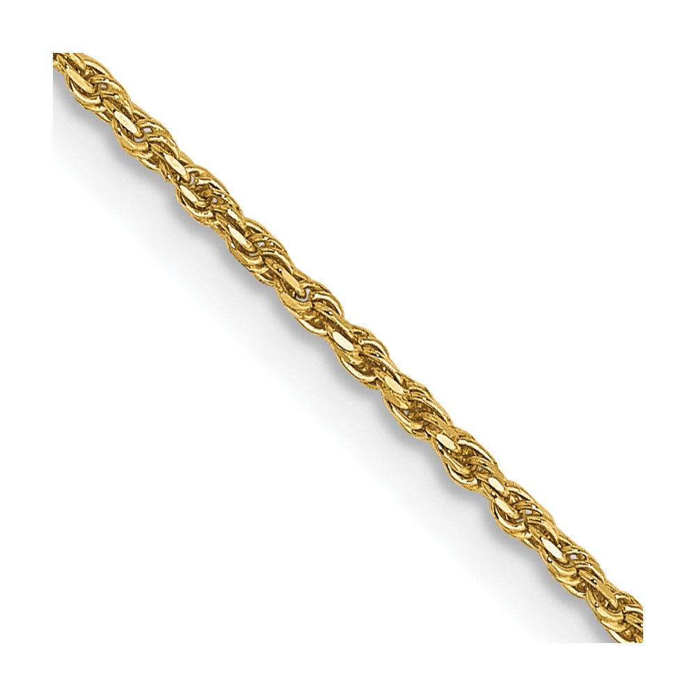 Gold (10K & 14K) Diamond-Cut Machine-Made Rope Chain