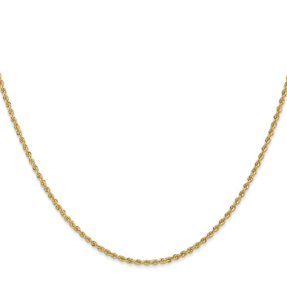 Gold (10K & 14K) Regular Rope Chains — 1.5 mm