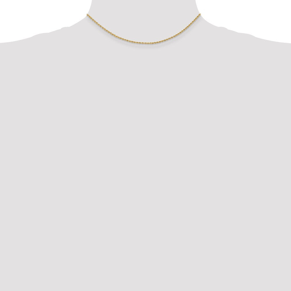 Gold (10K & 14K) Regular Rope Chains — 1.5 mm