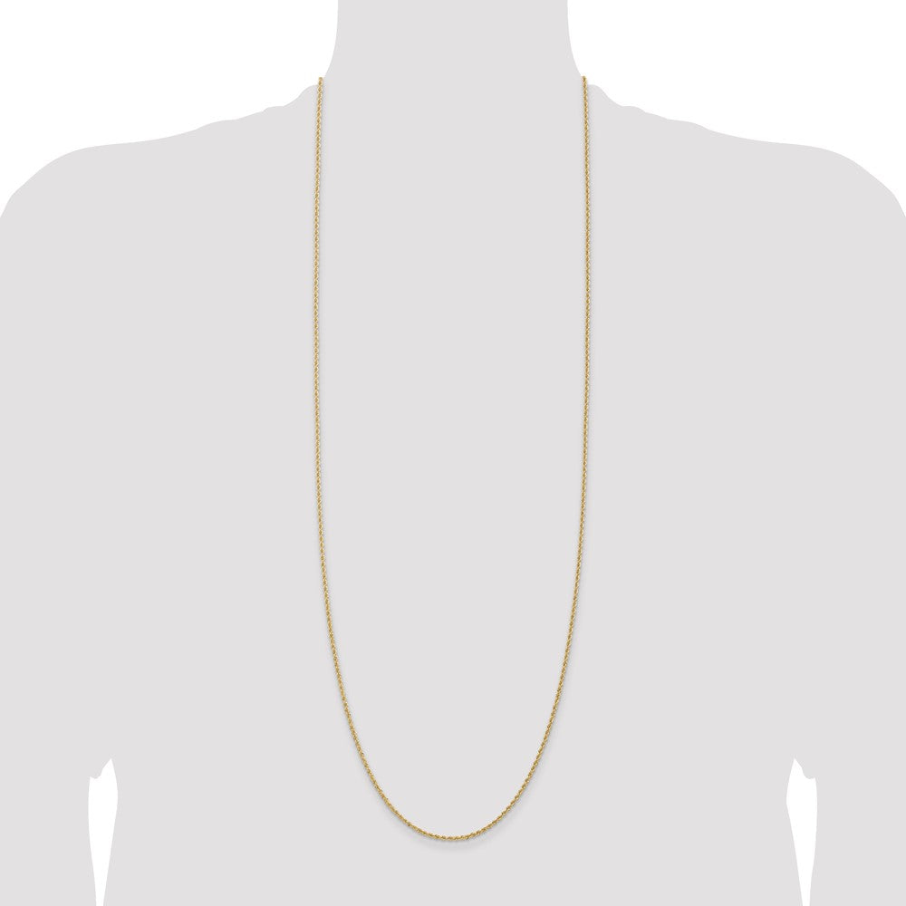 Gold (10K & 14K) Regular Rope Chains — 1.5 mm