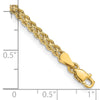 14k 3.0mm Wide Double Strand Rope 7 inch Bracelet