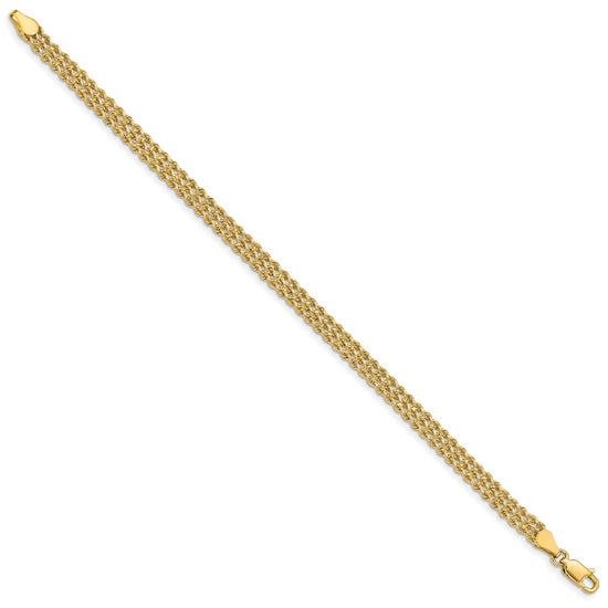 Gold Polished Fancy Link Bracelets