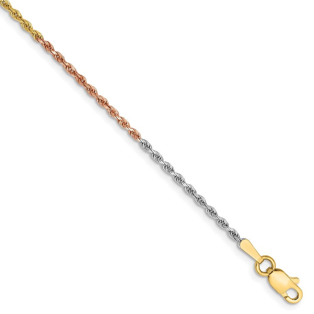Gold (10K & 14K) Diamond-Cut Rope Chain