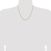 14k 1.8mm Lightweight D/C Rope with Lobster Clasp Chain