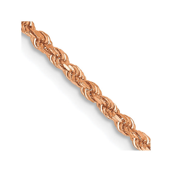 Gold (10K & 14K) Diamond-Cut Rope Chain — 1.75 mm