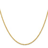 Gold (10K & 14K) Regular Rope Chains — 2 mm