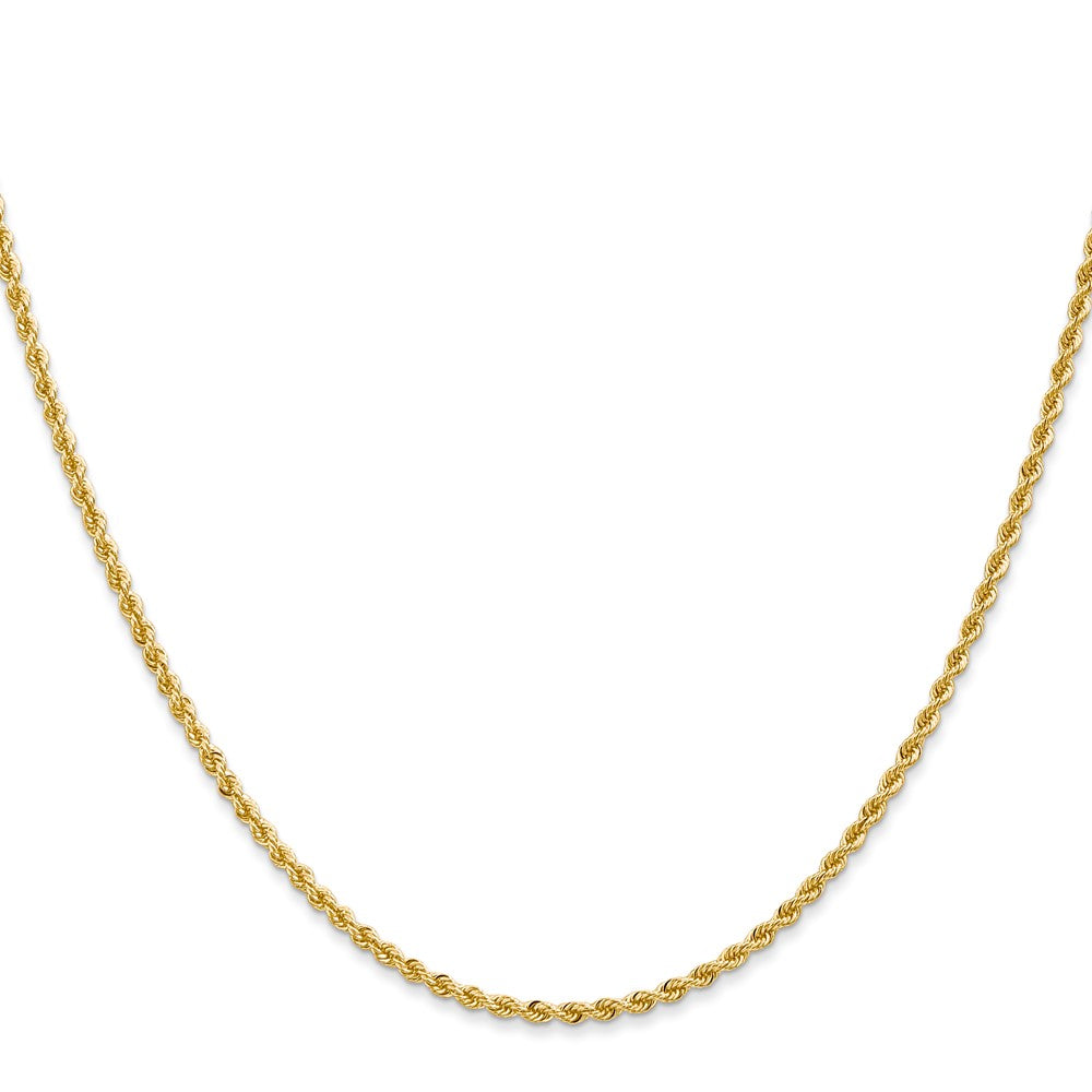 Gold (10K & 14K) Regular Rope Chains — 2 mm