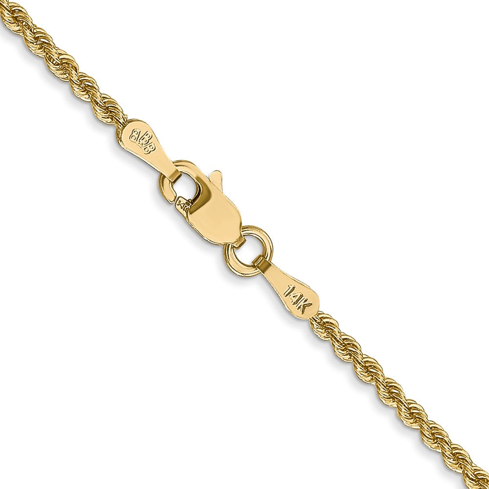 Gold (10K & 14K) Regular Rope Chains — 2 mm