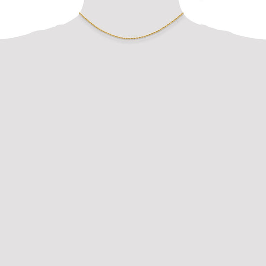 Gold (10K & 14K) Regular Rope Chains — 2 mm