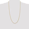 Gold (10K & 14K) Regular Rope Chains — 2 mm