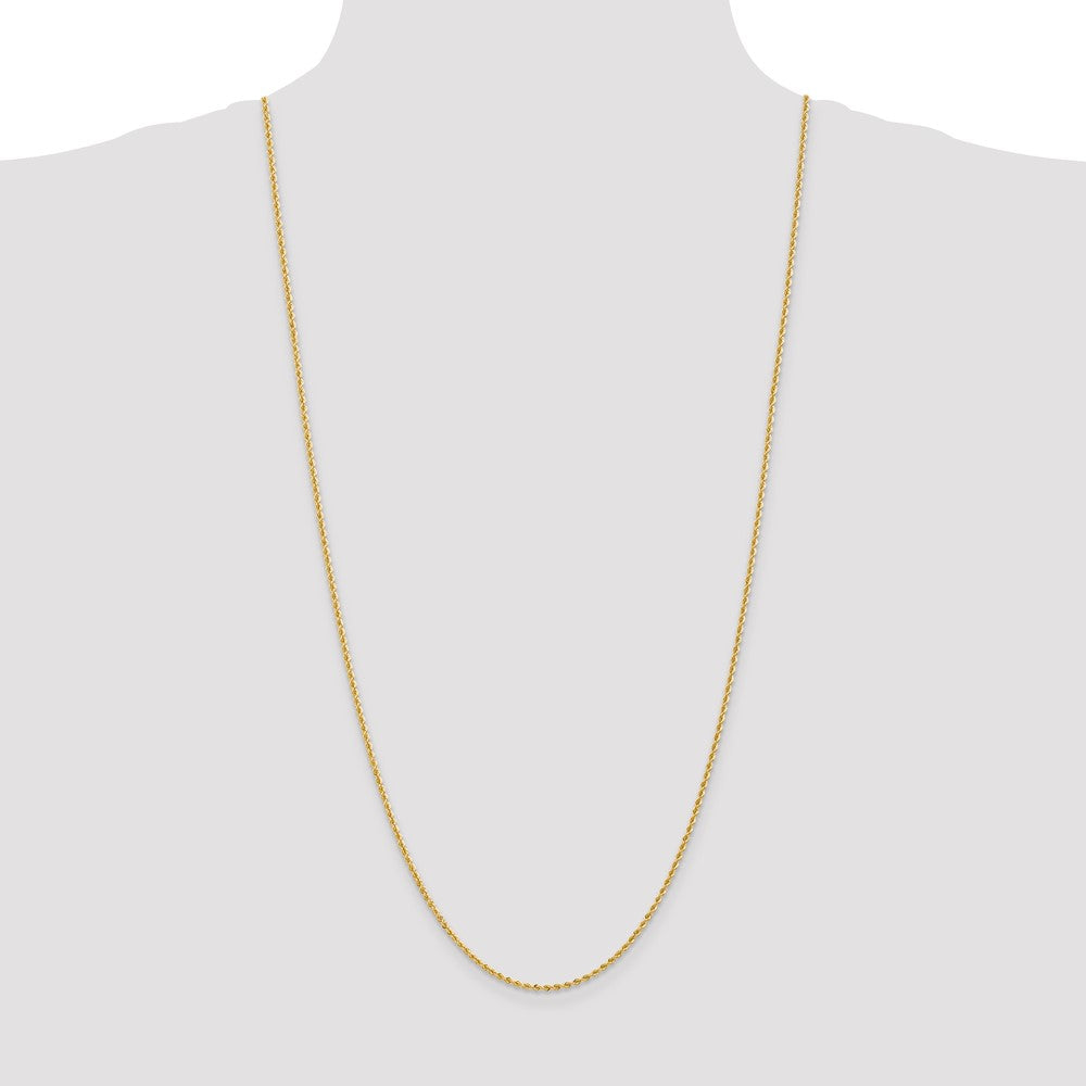 Gold (10K & 14K) Regular Rope Chains — 2 mm