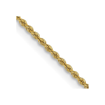 Gold (10K & 14K) Regular Rope Chains — 2 mm