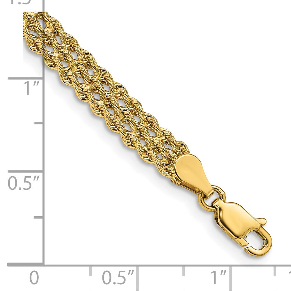 Gold Polished Fancy Link Bracelets
