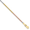 Gold (10K & 14K) Diamond-Cut Rope Chain — 1.75 mm