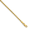 Gold (10K & 14K) Diamond-Cut Rope Chain — 2 mm