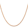 Gold (10K & 14K) Diamond-Cut Rope Chain — 2 mm