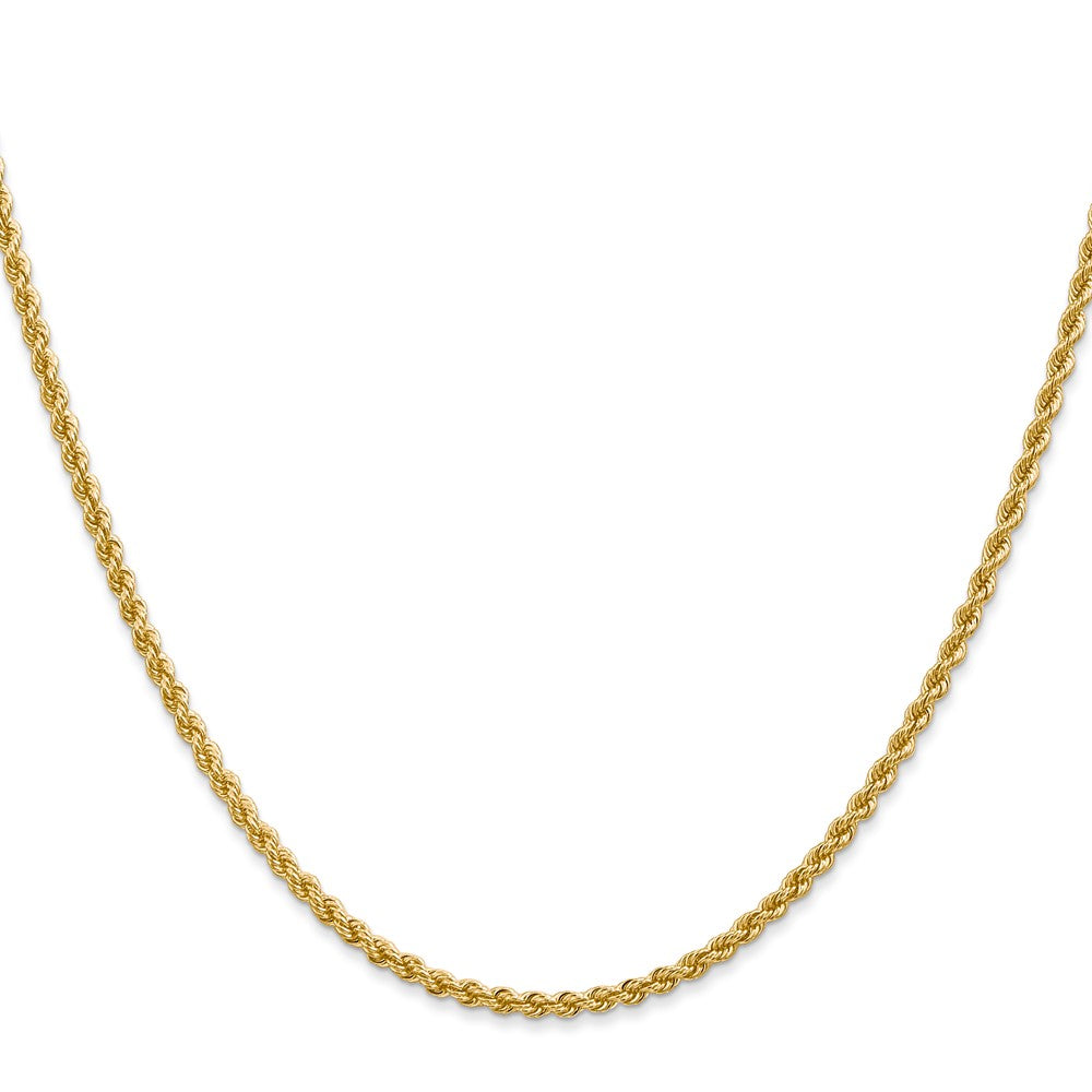 Gold (10K & 14K) Regular Rope Chains — 2.25 mm