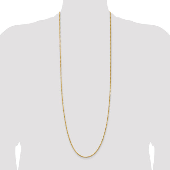 Gold (10K & 14K) Regular Rope Chains — 2.25 mm