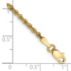Gold (10K & 14K) Regular Rope Chains — 2.25 mm
