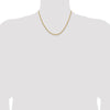 14k 2.3mm Lightweight D/C Rope with Lobster Clasp Chain