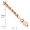 Gold (10K & 14K) Diamond-Cut Rope Chain — 2.25 mm