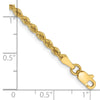 Gold (10K & 14K) Regular Rope Chains — 2.5 mm