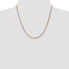 Gold (10K & 14K) Diamond-Cut Rope Chain — 2.5 mm