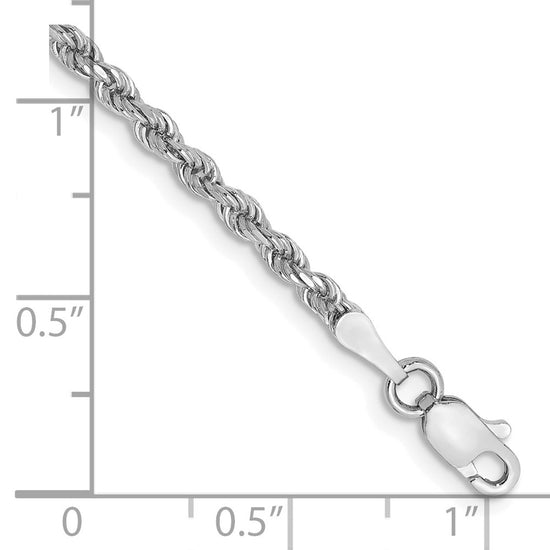 Gold (10K & 14K) Diamond-Cut Rope Chain — 2.25 mm