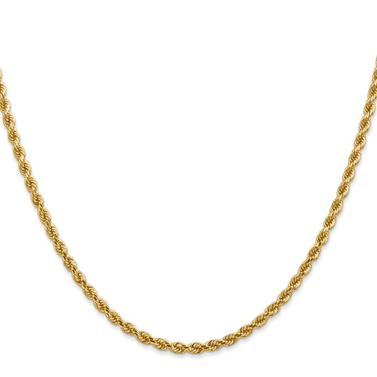 Gold (10K & 14K) Diamond-Cut Rope Chain — 2.75 mm