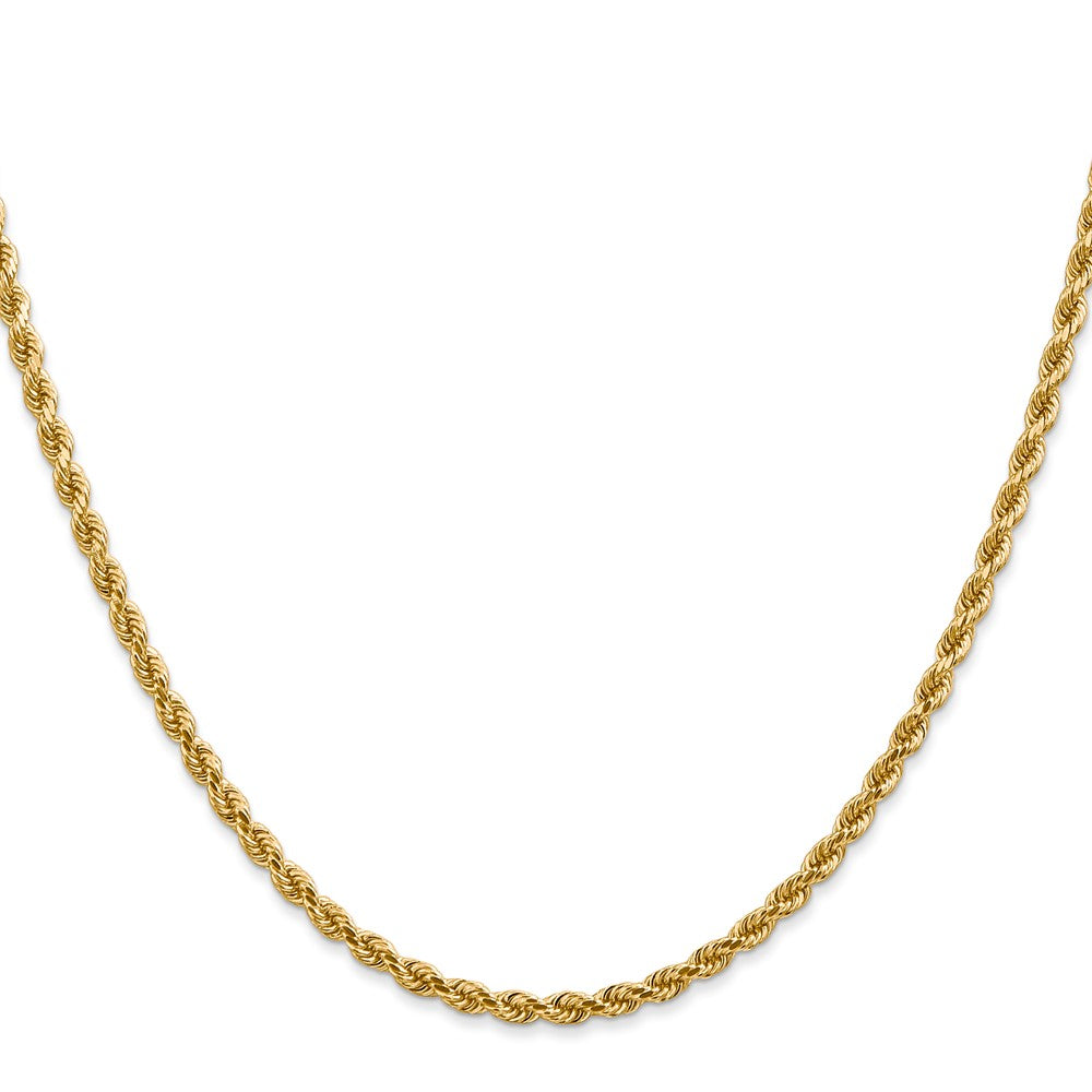 Gold (10K & 14K) Diamond-Cut Rope Chain — 2.75 mm