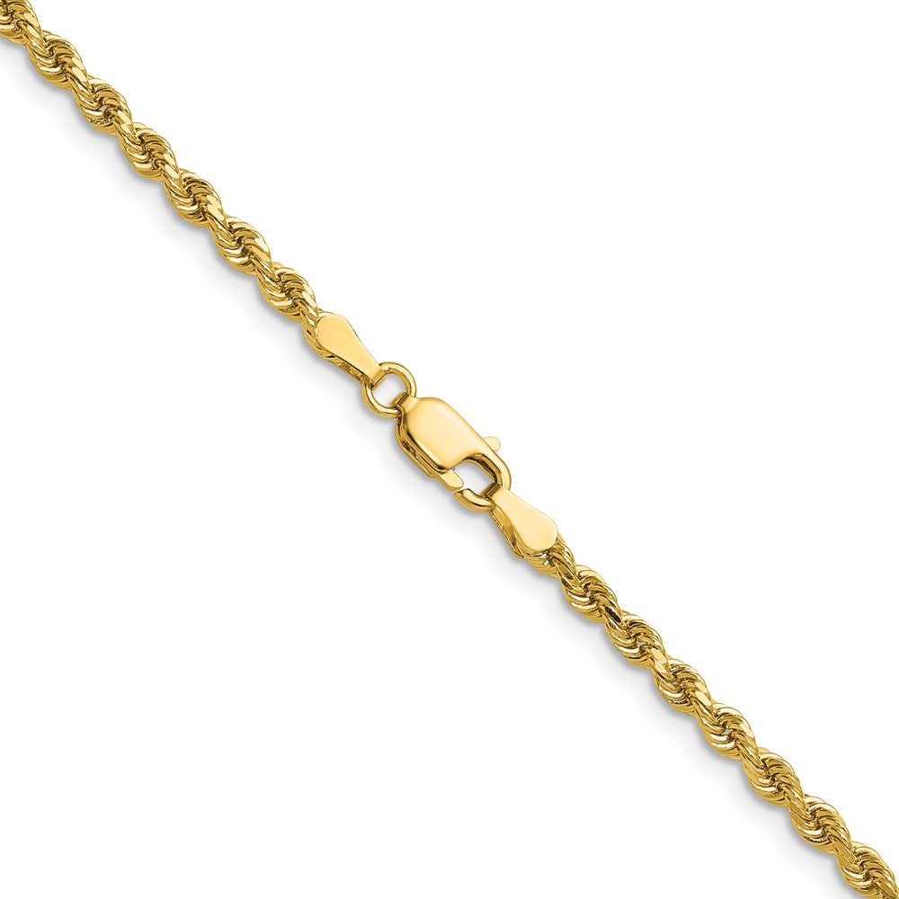 Gold (10K & 14K) Diamond-Cut Rope Chain — 2.75 mm
