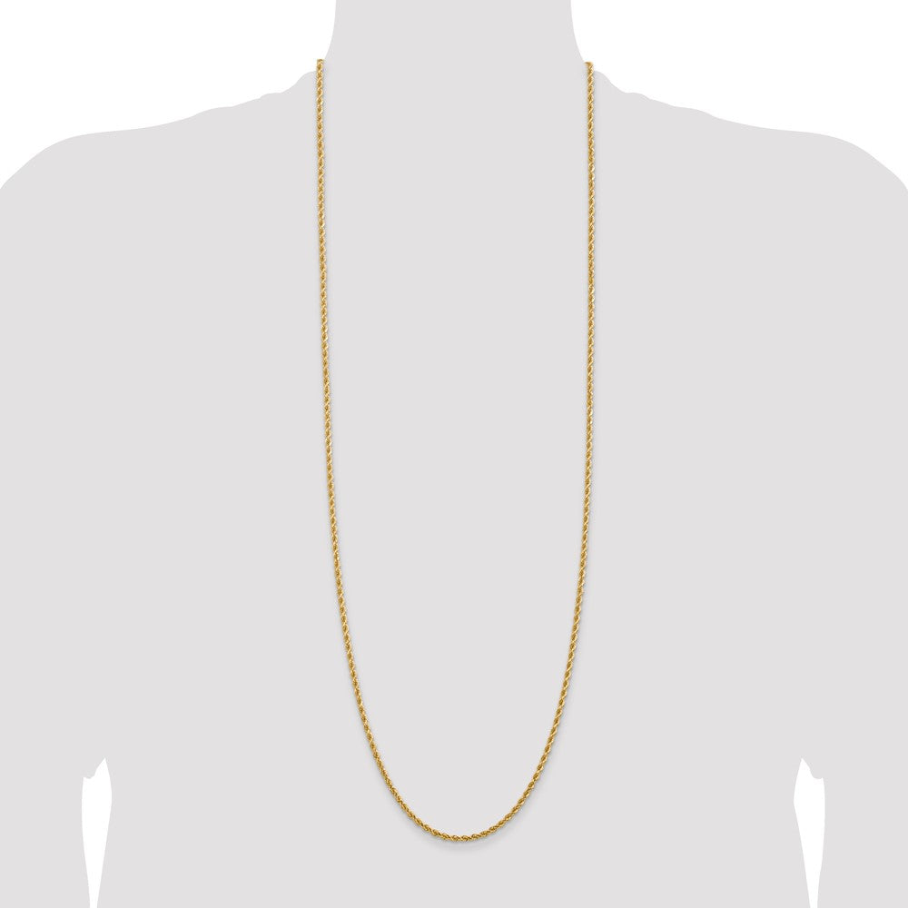 Gold (10K & 14K) Diamond-Cut Rope Chain — 2.75 mm