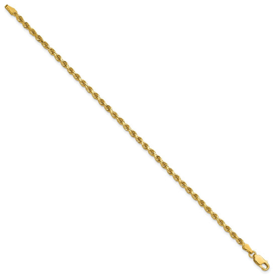 Gold (10K & 14K) Diamond-Cut Rope Chain — 2.75 mm