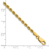 Gold (10K & 14K) Diamond-Cut Rope Chain — 2.75 mm