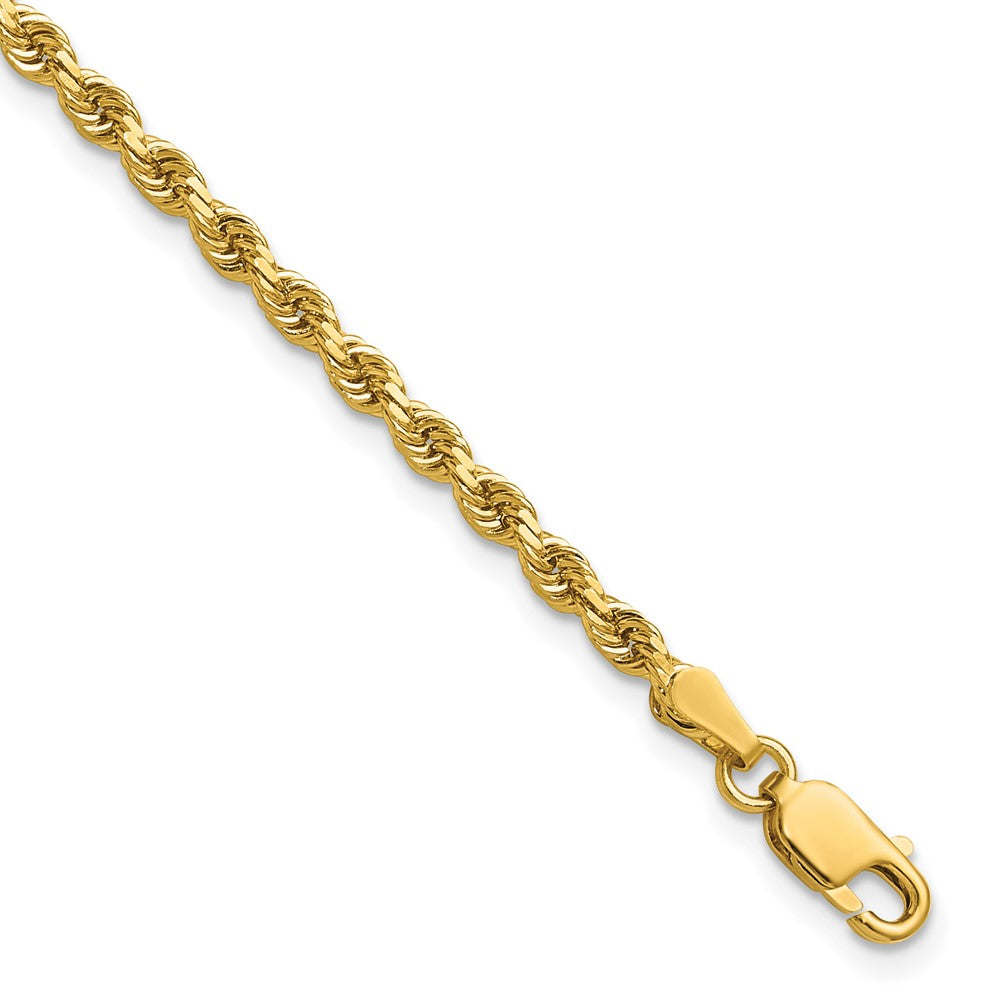 Gold (10K & 14K) Diamond-Cut Rope Chain — 2.75 mm