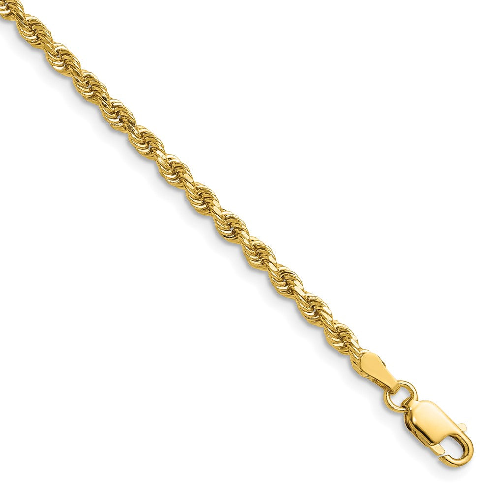 Gold (10K & 14K) Diamond-Cut Rope Chain — 2.75 mm