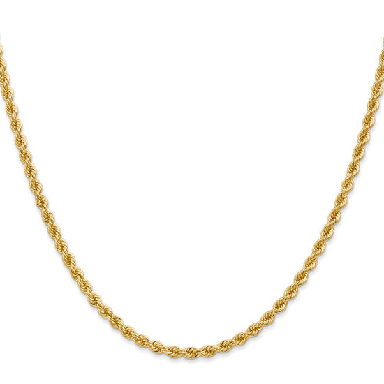 Gold (10K & 14K) Regular Rope Chains — 2.75 mm