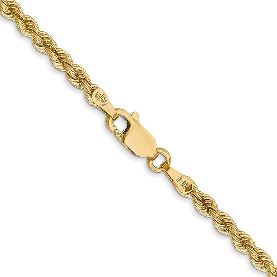 Gold (10K & 14K) Regular Rope Chains — 2.75 mm