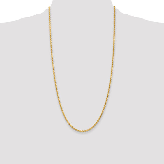 Gold (10K & 14K) Regular Rope Chains — 2.75 mm