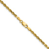 Gold (10K & 14K) Diamond-Cut Rope Chain — 3 mm