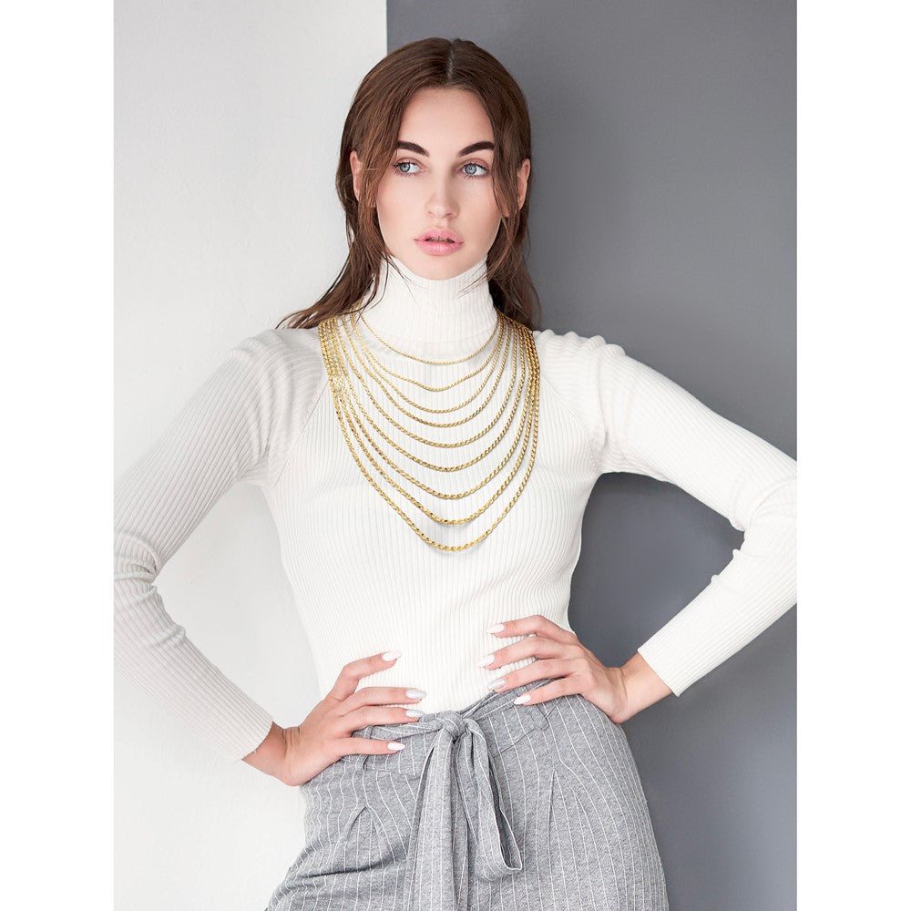 Gold (10K & 14K) Diamond-Cut Rope Chain — 3.75 mm