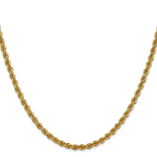 Gold (10K & 14K) Regular Rope Chains — 3 mm