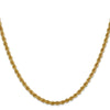 Gold (10K & 14K) Regular Rope Chains — 3 mm