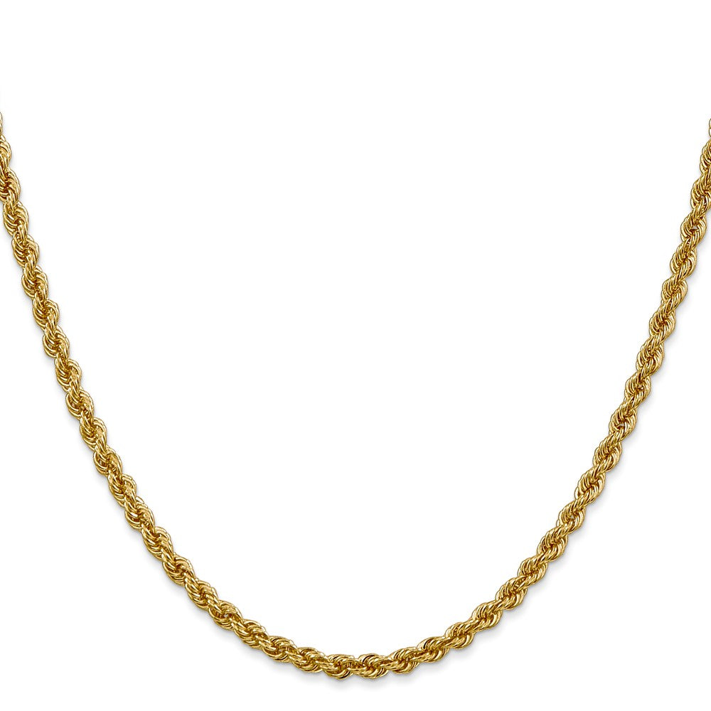 Gold (10K & 14K) Regular Rope Chains — 3 mm