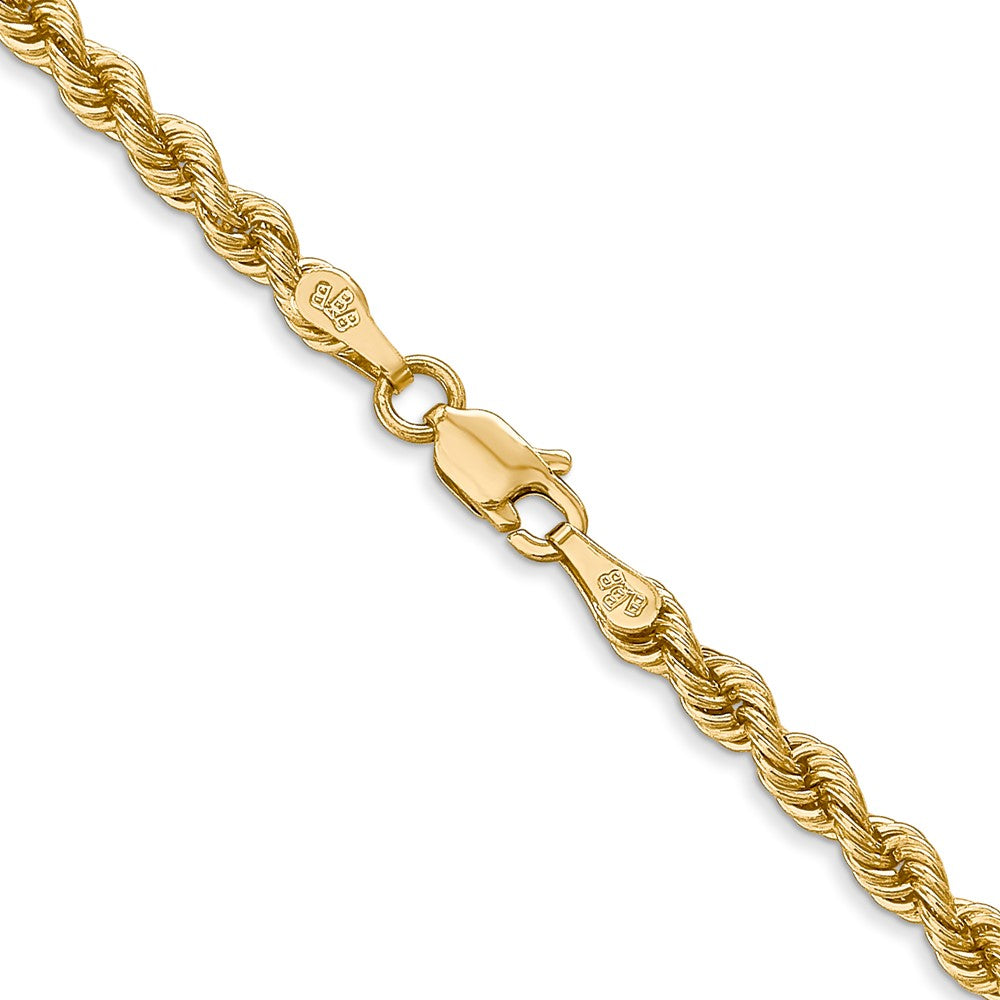 Gold (10K & 14K) Regular Rope Chains — 3 mm