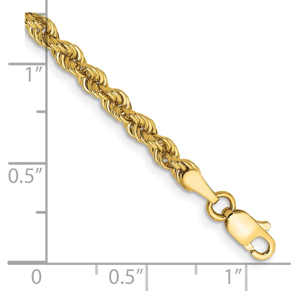 Gold (10K & 14K) Regular Rope Chains — 3 mm