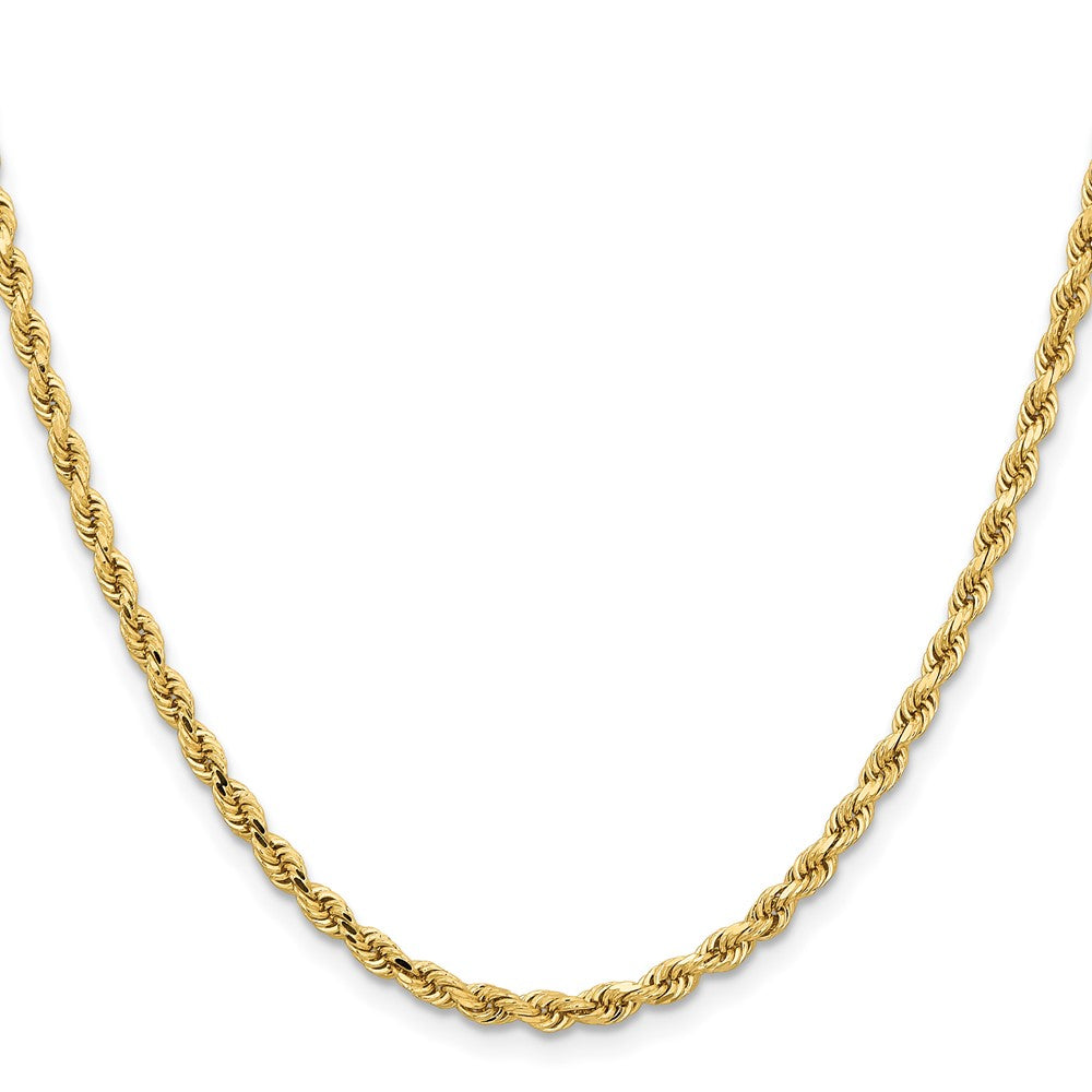 Gold (10K & 14K) Diamond-Cut Rope Chain — 3.25 mm
