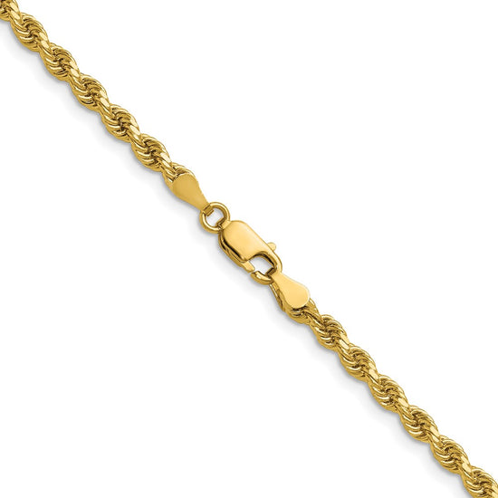 Gold (10K & 14K) Diamond-Cut Rope Chain — 3.25 mm