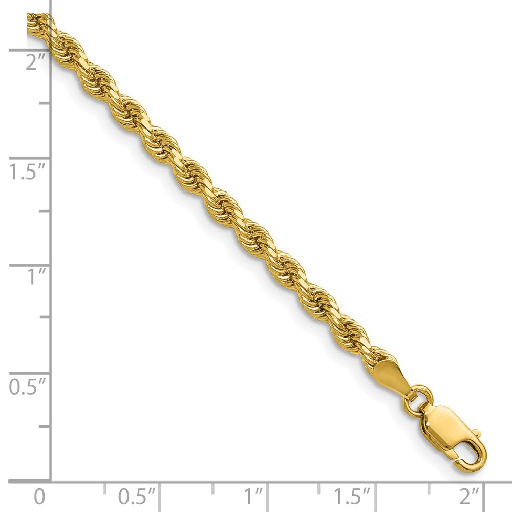 Gold (10K & 14K) Diamond-Cut Rope Chain — 3.25 mm