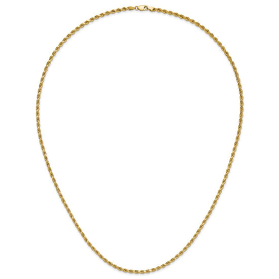 Gold (10K & 14K) Diamond-Cut Rope Chain — 3.25 mm